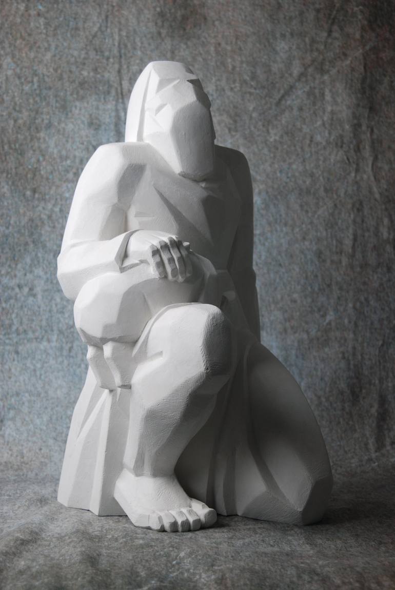WOMAN-SCISSORS Sculpture by Leonid Filitsyan