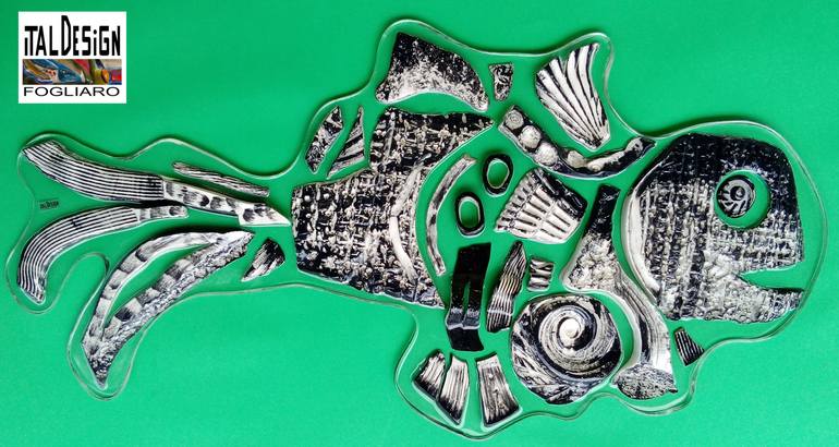 Original Modern Fish Sculpture by Katia Fogliaro