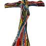ITALDESIGNFOGLIARO COLLECTED CERAMIC CRUCIFIX. Unique piece made and entirely hand painted. Height cm 35 Width cm 24 Weight 343 grams The work is provided with Certificate of Authenticity No. F000002 and signature of the author. LIMITED EDITION