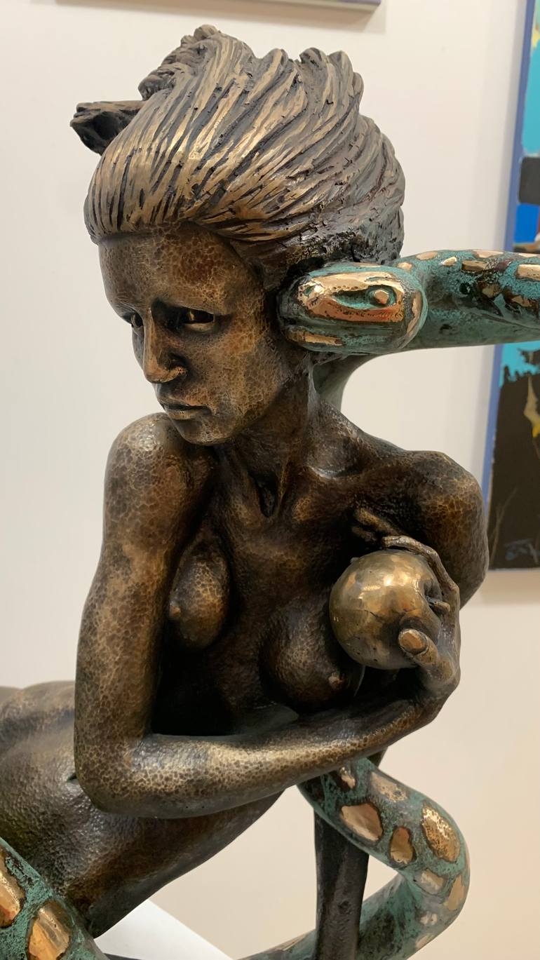 Original Expressionism Women Sculpture by Oleg Putilin