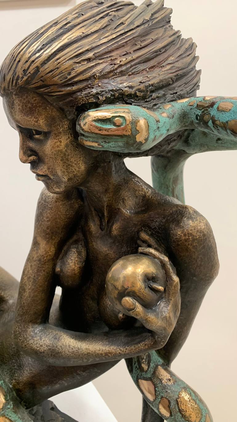 Original Expressionism Women Sculpture by Oleg Putilin