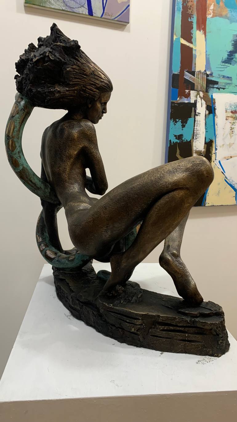 Original Expressionism Women Sculpture by Oleg Putilin