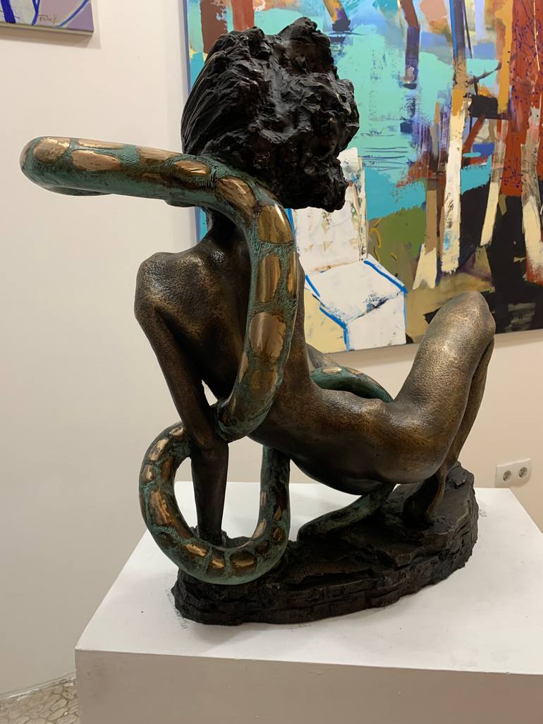 Original Expressionism Women Sculpture by Oleg Putilin