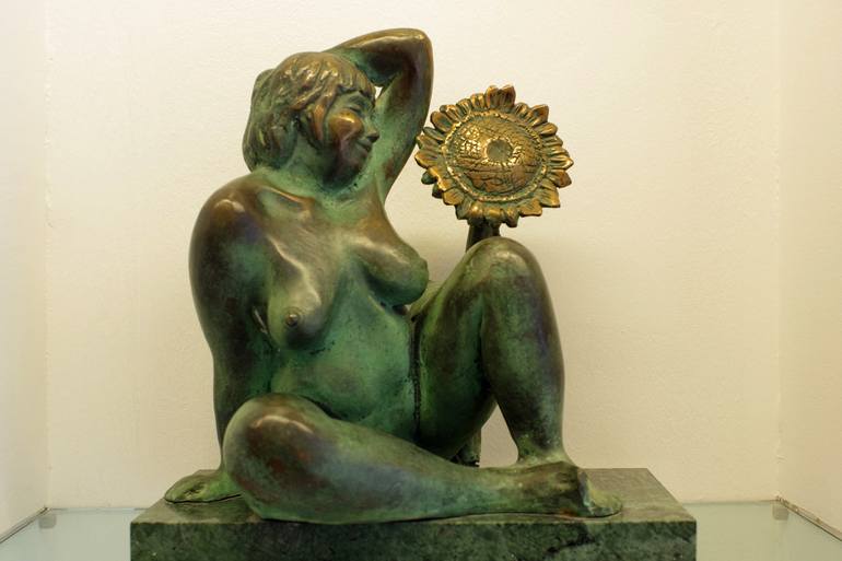 Original Expressionism Nude Sculpture by Oleg Putilin