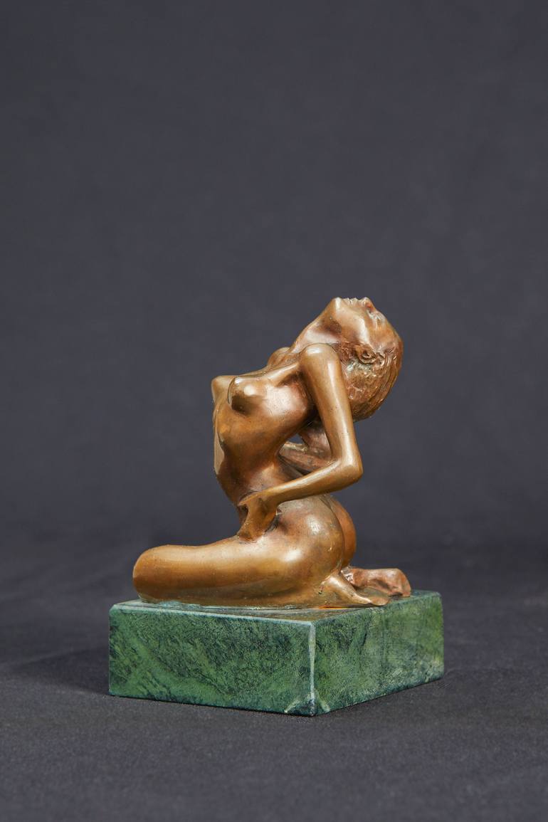 Original Expressionism Women Sculpture by Oleg Putilin