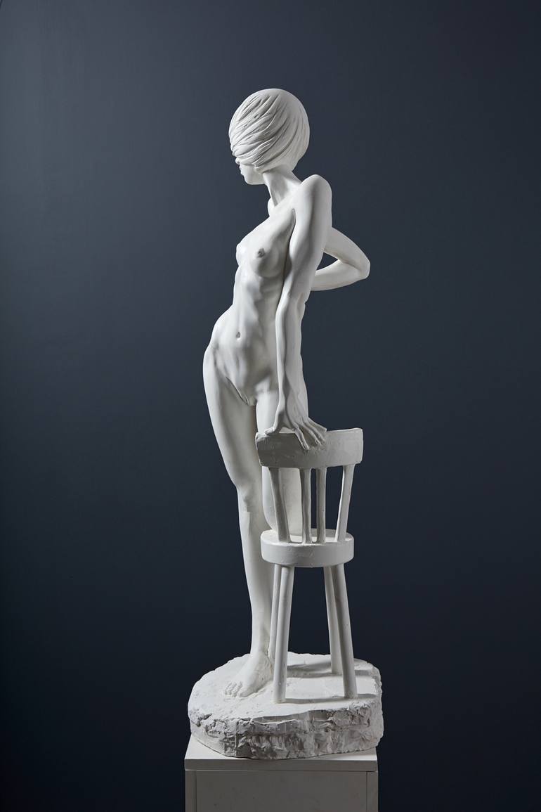 Original Expressionism Women Sculpture by Oleg Putilin