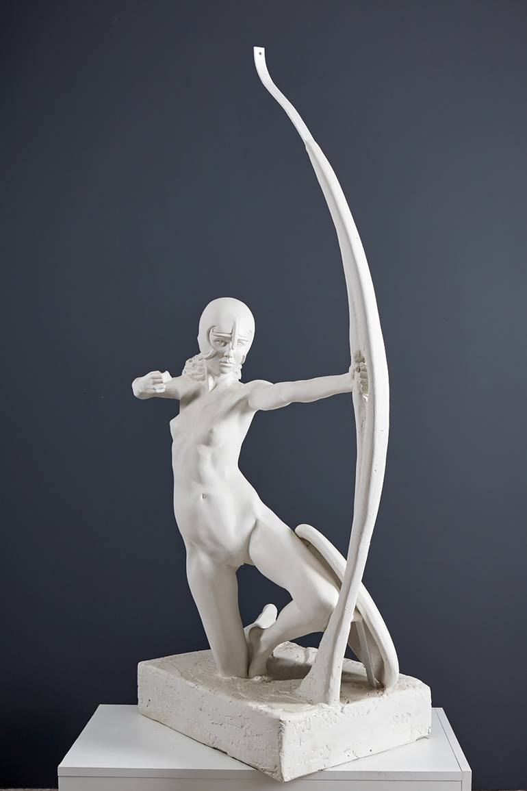 Original Expressionism Women Sculpture by Oleg Putilin