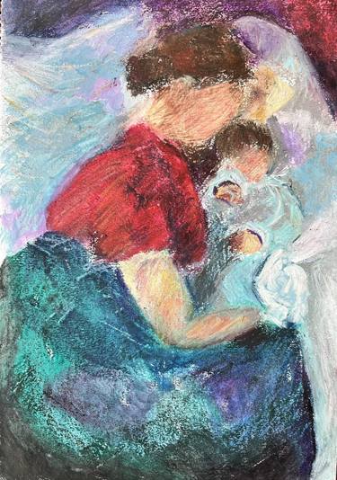 Print of Figurative Family Paintings by Dionysia Adamopoulou