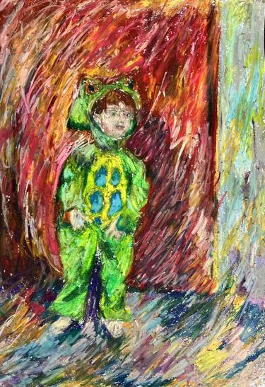 Print of Children Paintings by Dionysia Adamopoulou
