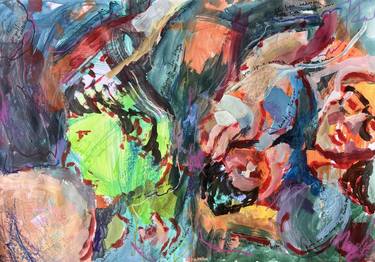 Print of Abstract Expressionism Children Paintings by Dionysia Adamopoulou