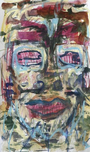 Original Abstract Expressionism Abstract Painting by Denise Adamopoulou