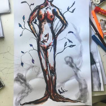 Tree women with demons thumb