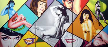 Original Pop Art Celebrity Paintings by Hector Monroy