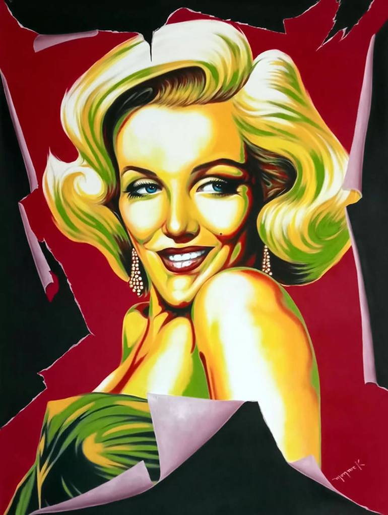 Marilyn Monroe Painting by Hector Monroy | Saatchi Art
