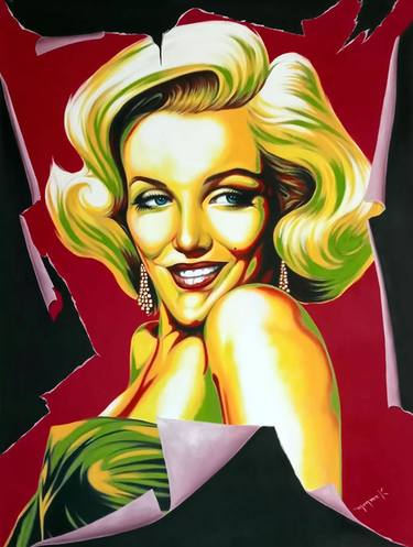 Original Pop Art Celebrity Paintings by Hector Monroy