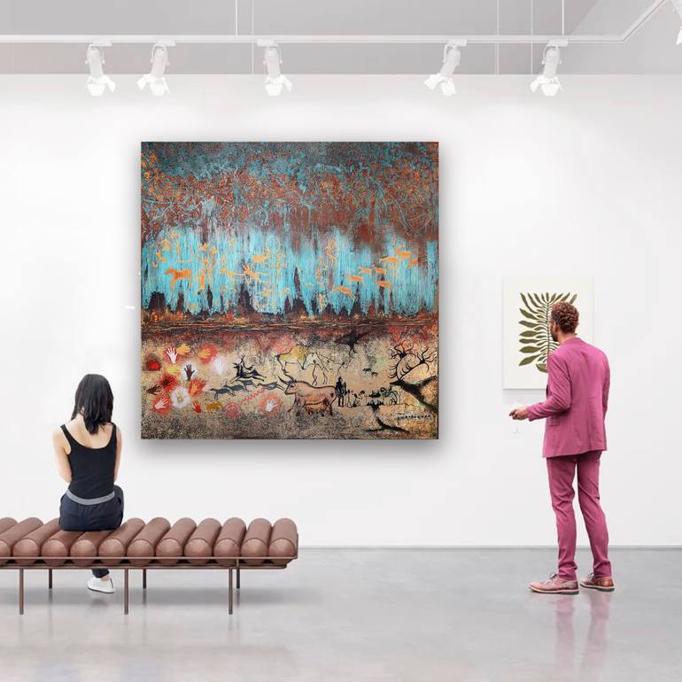 Original Contemporary Abstract Painting by Mihails Karavajevs