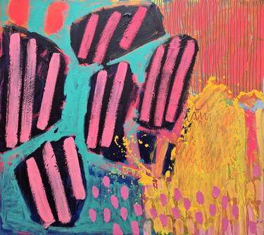 Original Abstract Paintings by Jessie Woodward