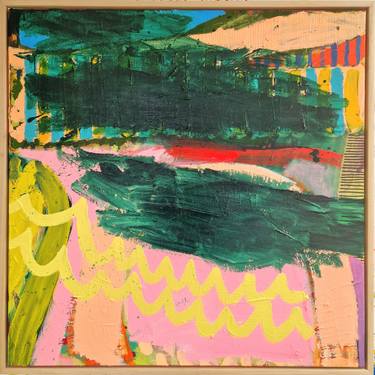 Original Abstract Expressionism Abstract Paintings by Jessie Woodward