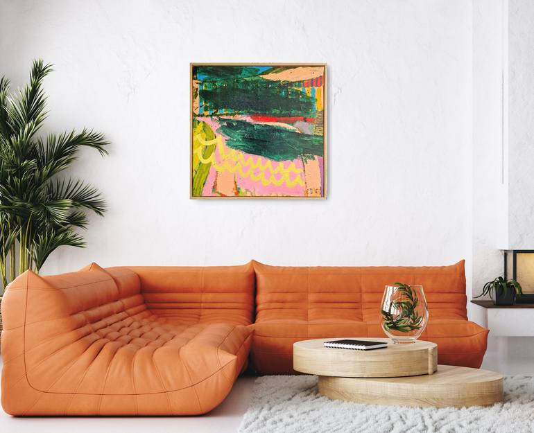 Original Abstract Expressionism Abstract Painting by Jessie Woodward