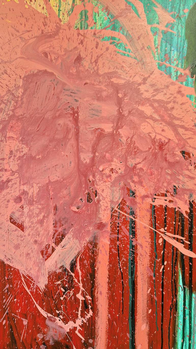 Original Abstract Expressionism Abstract Painting by Jessie Woodward