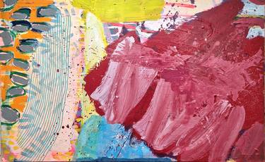 Original Abstract Expressionism Abstract Paintings by Jessie Woodward