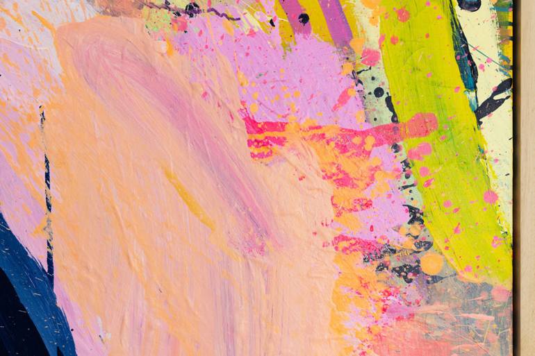 Original Abstract Expressionism Abstract Painting by Jessie Woodward