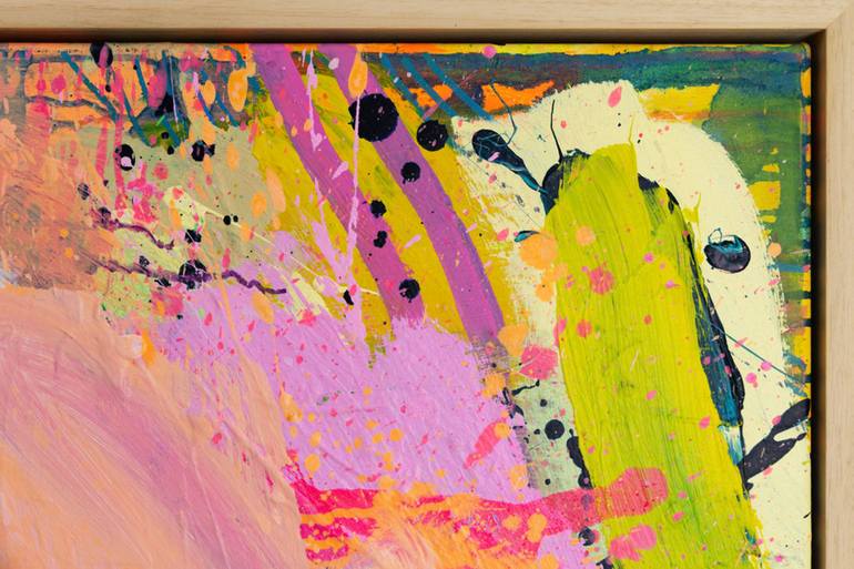 Original Abstract Expressionism Abstract Painting by Jessie Woodward