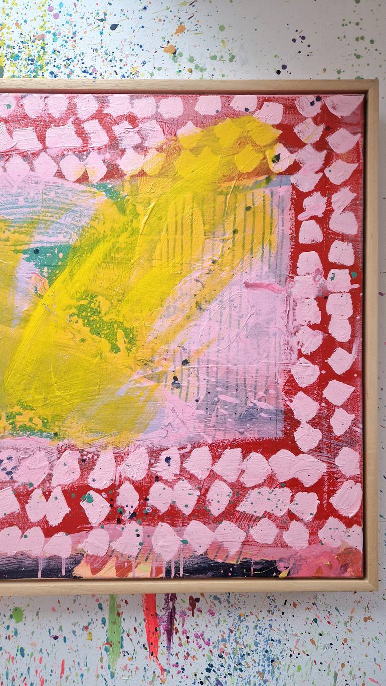 Original Abstract Expressionism Abstract Painting by Jessie Woodward