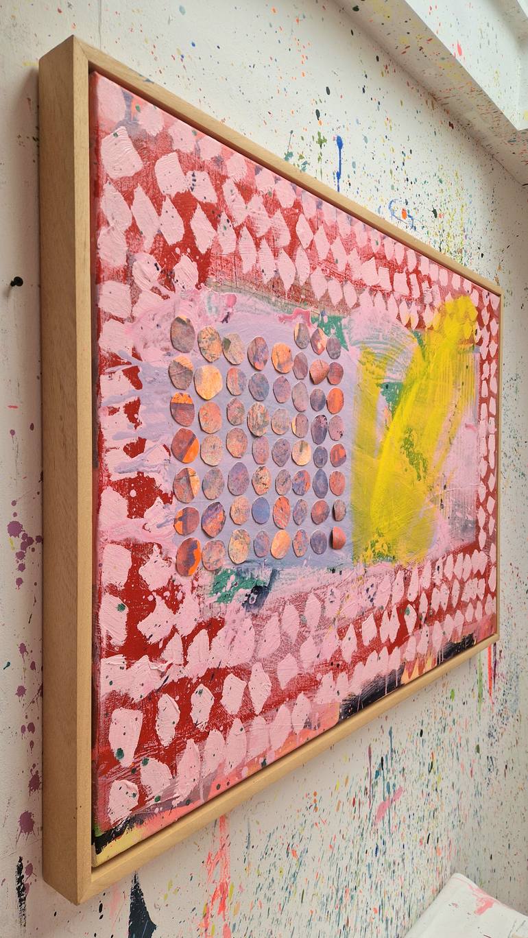 Original Abstract Expressionism Abstract Painting by Jessie Woodward