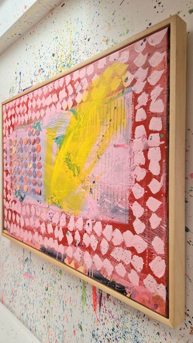 Original Abstract Expressionism Abstract Painting by Jessie Woodward