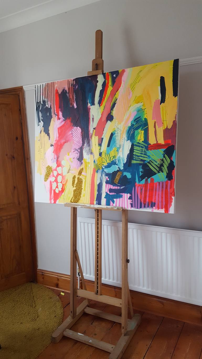 Original Abstract Painting by Jessie Woodward