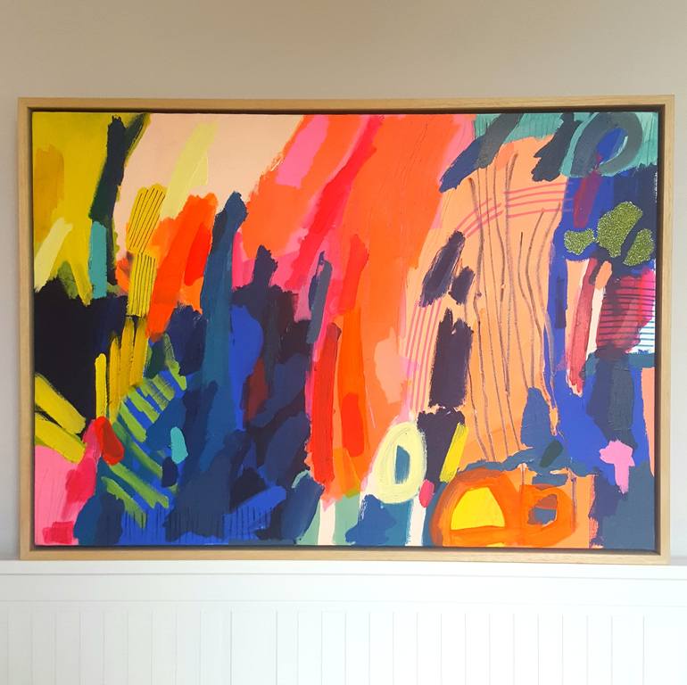 Original Abstract Painting by Jessie Woodward