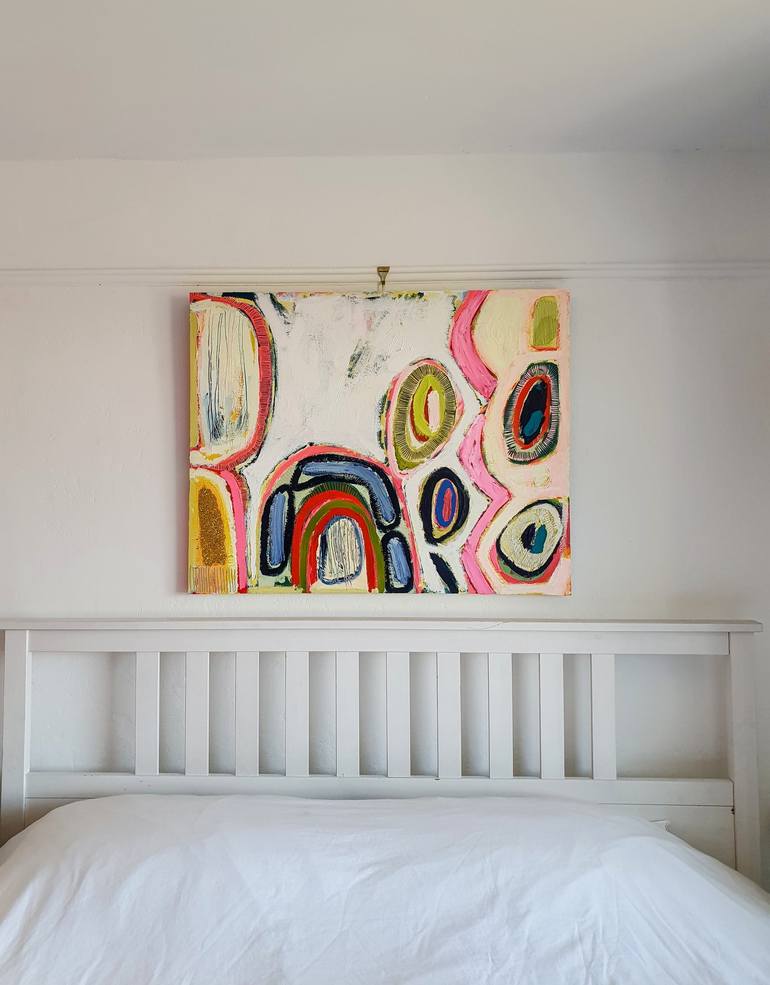 Original Abstract Painting by Jessie Woodward