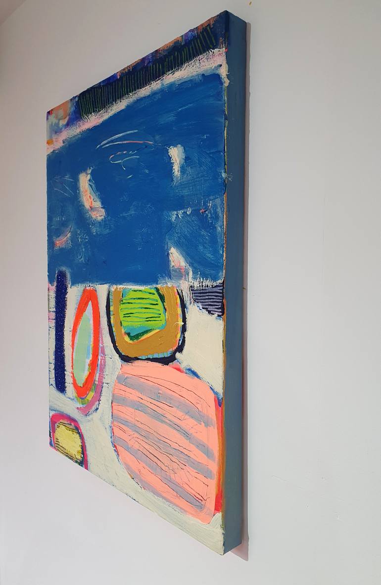 Original Abstract Expressionism Abstract Painting by Jessie Woodward