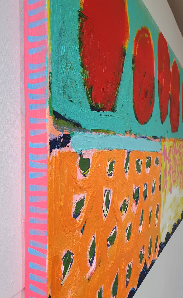 Original Abstract Expressionism Abstract Painting by Jessie Woodward