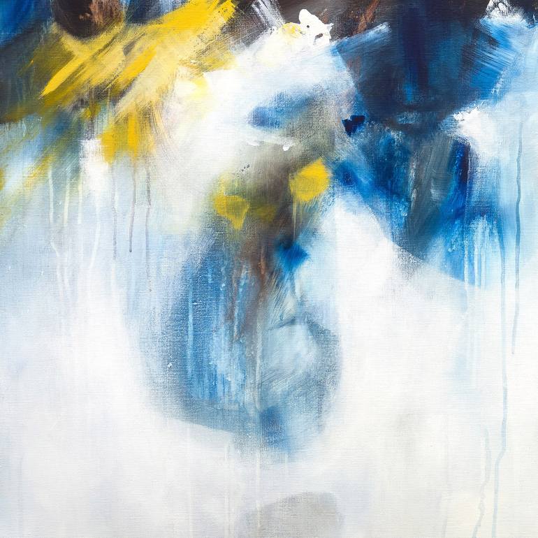 Original Abstract Expressionism Abstract Painting by Agnieszka Potocka-Makoś