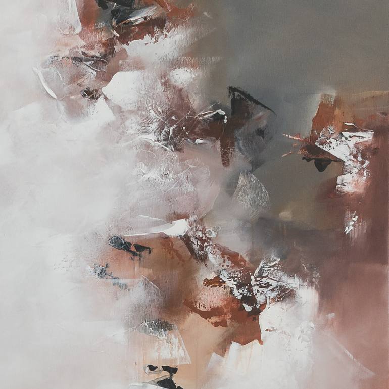 Original Abstract Expressionism Abstract Painting by Agnieszka Potocka-Makoś