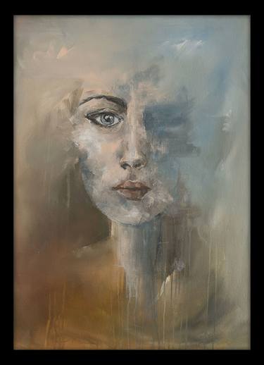 Original Abstract Portrait Paintings by Agnieszka Potocka-Makoś