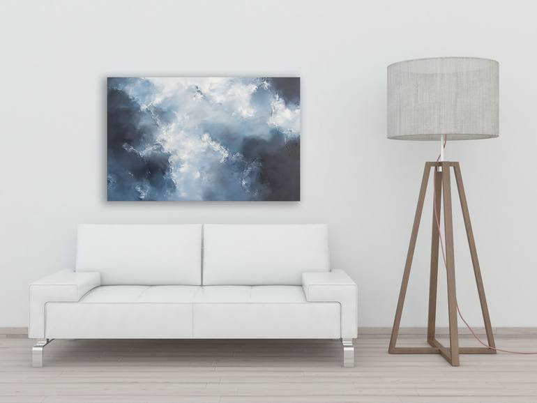 Original Abstract Expressionism Abstract Painting by Agnieszka Potocka-Makoś