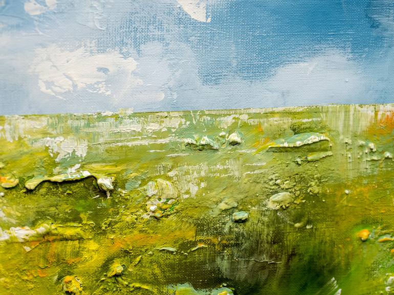 Original Abstract Landscape Painting by Agnieszka Potocka-Makoś