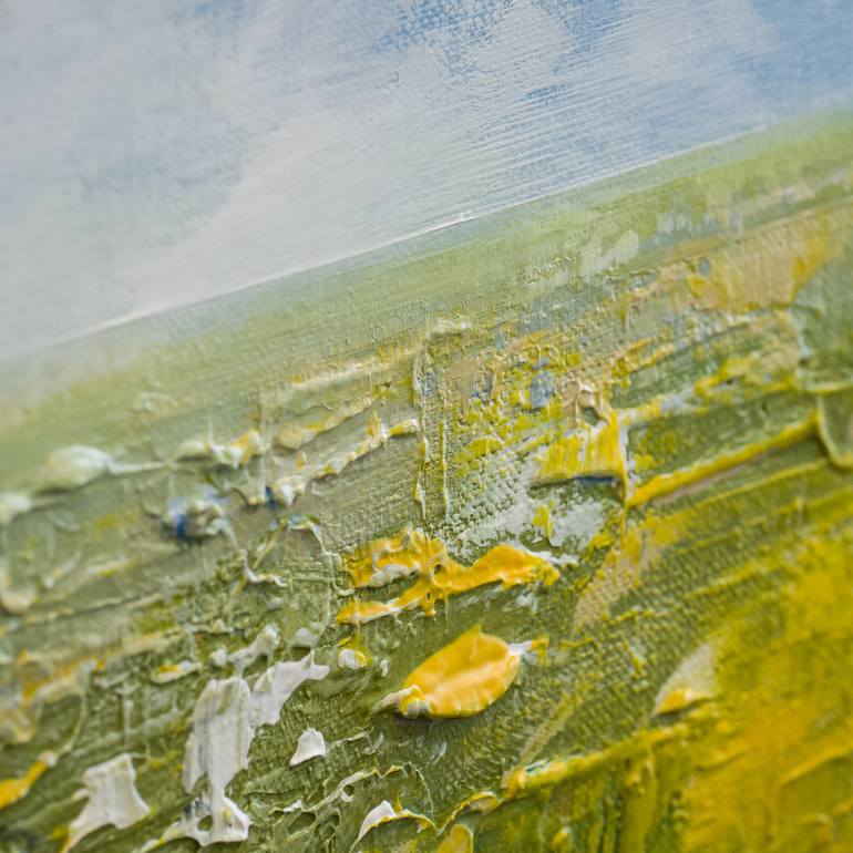 Original Abstract Landscape Painting by Agnieszka Potocka-Makoś