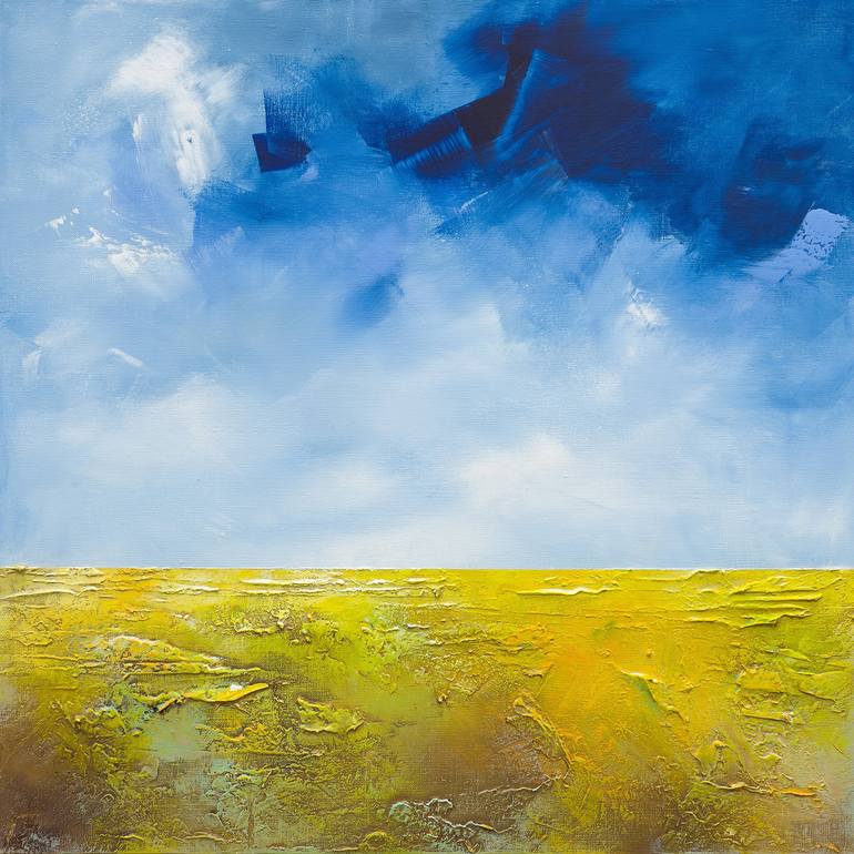 Original Abstract Landscape Painting by Agnieszka Potocka-Makoś