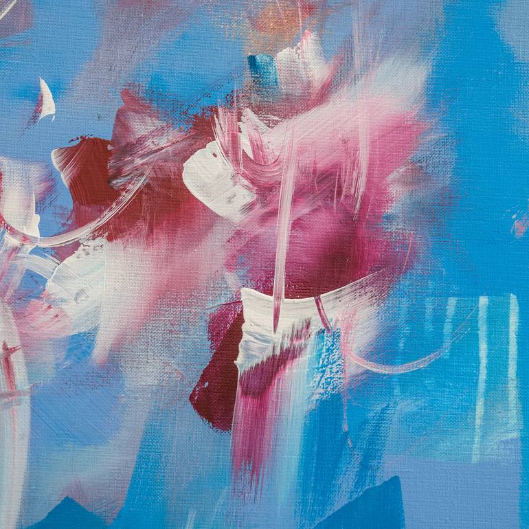 Original Abstract Expressionism Abstract Painting by Agnieszka Potocka-Makoś