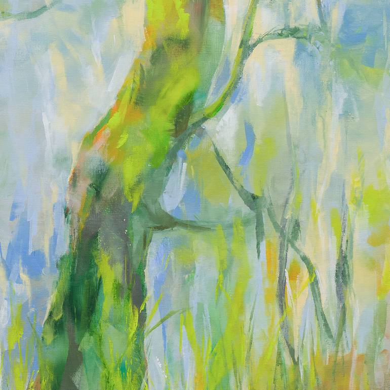Original Abstract Nature Painting by Agnieszka Potocka-Makoś