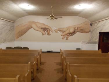The Creation Of Mary mural for The First Church Of Cannabis thumb