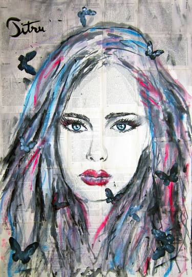 Print of Pop Art Women Drawings by Pitru Marius