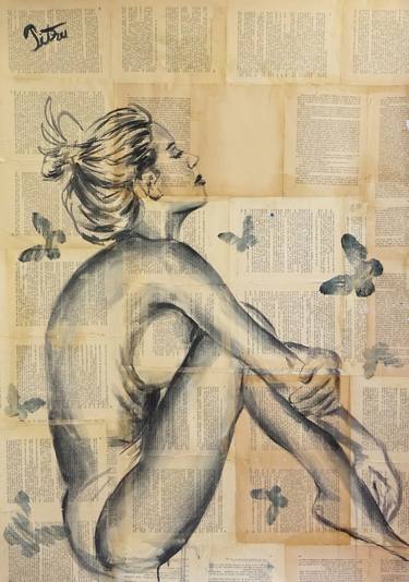 Print of Figurative Nude Drawings by Pitru Marius