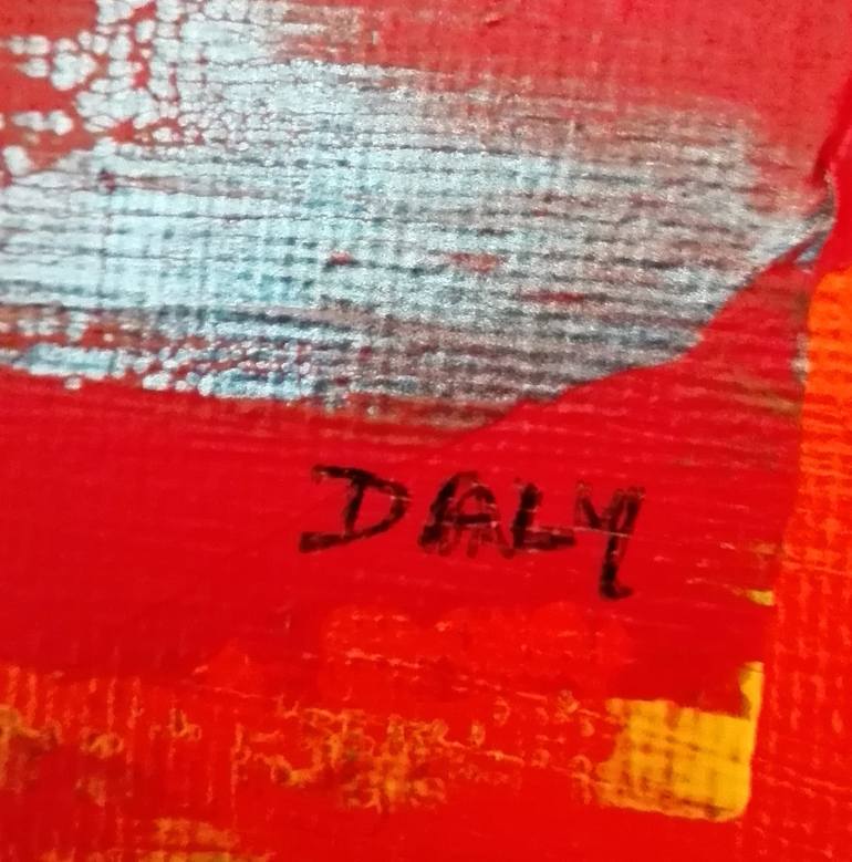 Original Abstract Expressionism Abstract Painting by Dermot Daly