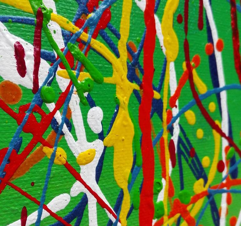 Original Conceptual Abstract Painting by Dermot Daly