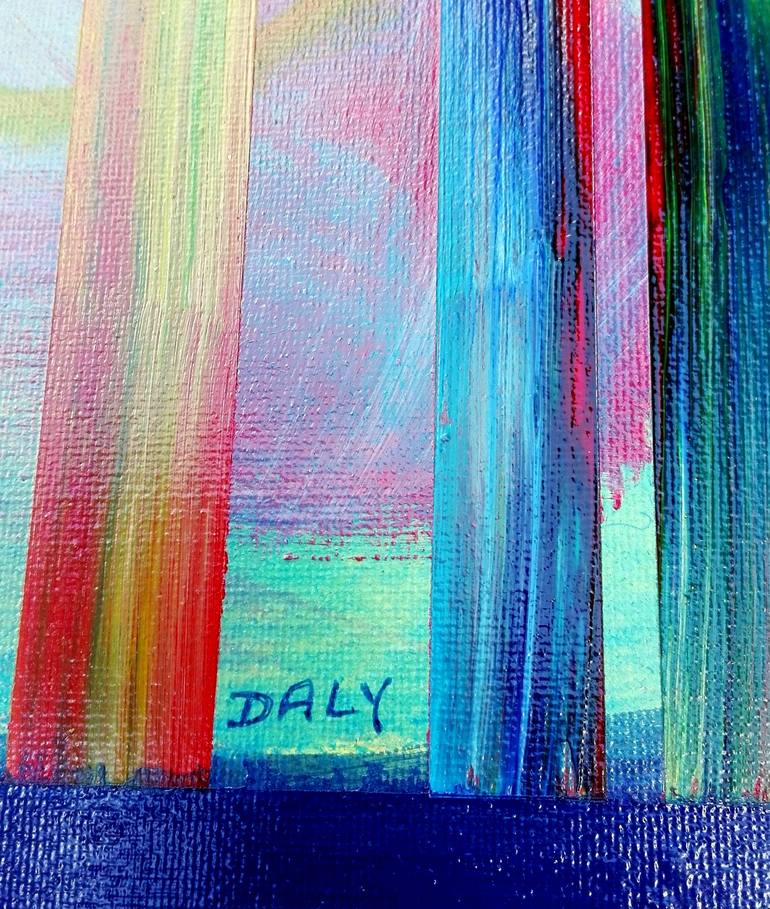 Original Abstract Expressionism Abstract Painting by Dermot Daly